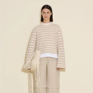Holzweiler Street Striped Long Sleeve Top Sweater